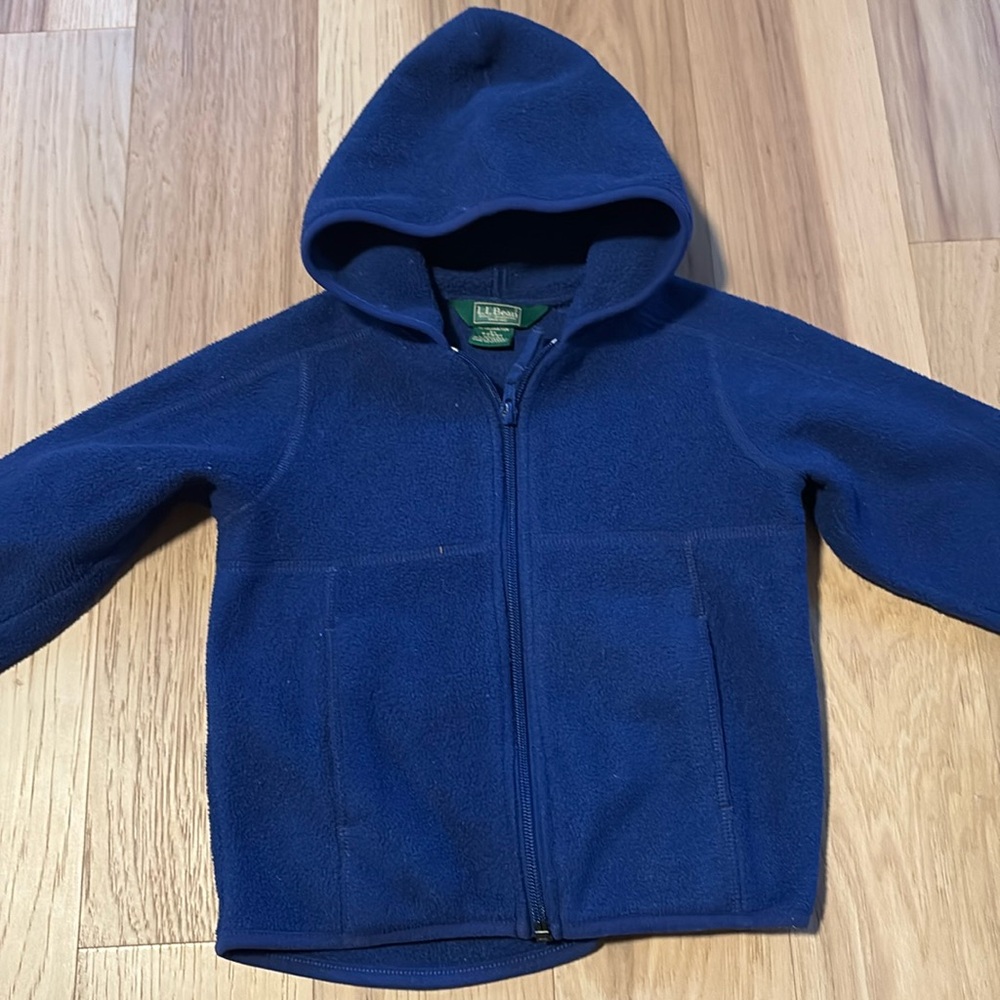 L.L.Bean fleece jacket size 4